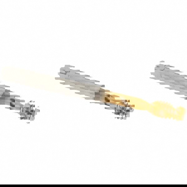 Spiral Flute Tap: 1/4-20 UNC, 2 Flutes, Modified Bottoming, 3B Class of Fit, Vanadium High Speed Steel, TIN Coated