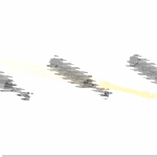 Spiral Flute Tap: M2x0.40, 2 Flutes, Modified Bottoming, 6H Class of Fit, Vanadium High Speed Steel, TIN Coated