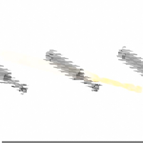 Spiral Flute Tap: M2.5x0.45, 2 Flutes, Modified Bottoming, 6H Class of Fit, Vanadium High Speed Steel, TIN Coated