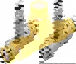 Compression Tube Union: Compression x Compression x Compression