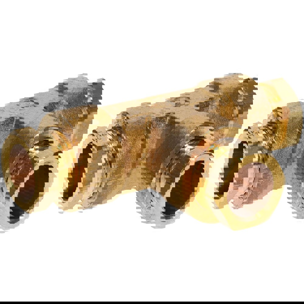 Compression Tube Union: Compression x Compression x Compression