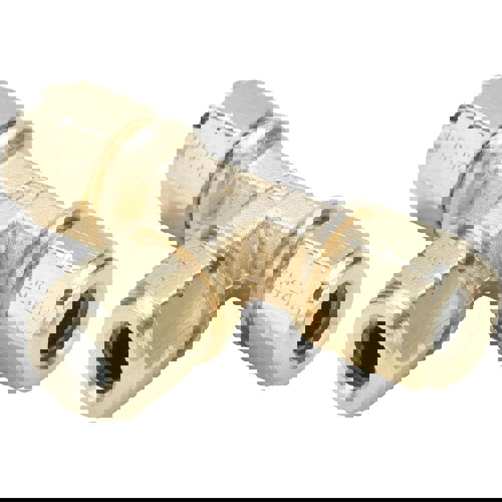 Compression Tube Union: Compression x Compression x Compression