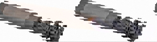 Spiral Flute Tap: M10x1.50 Metric Coarse, 3 Flutes, Modified Bottoming, 6H Class of Fit, Powdered Metal, TICN Coated