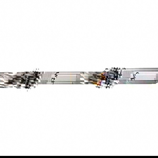 Spiral Flute Tap: M16x1, Metric Fine, 3 Flute, Semi-Bottoming, 6H Class of Fit, Powdered Metal, V Finish