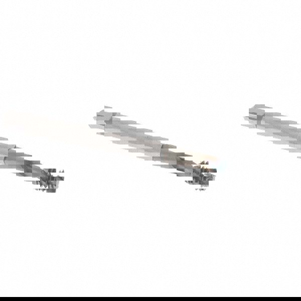 Spiral Flute Tap: #8-32 UNC, 2 Flutes, Modified Bottoming, 2B Class of Fit, Powdered Metal, TICN Coated