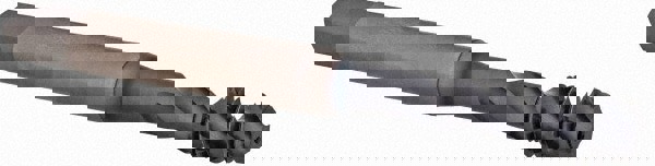 Spiral Flute Tap: 5/16-18 UNC, 3 Flutes, Modified Bottoming, 2B Class of Fit, Powdered Metal, TICN Coated