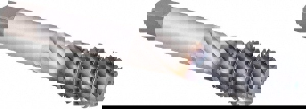 Spiral Flute Tap: 3/4-10 UNC, 4 Flutes, Modified Bottoming, 2B Class of Fit, Powdered Metal, TICN Coated