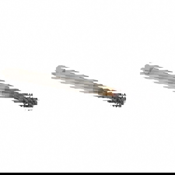 Spiral Flute Tap: #10-24 UNC, 3 Flutes, Bottoming, 2B Class of Fit, Powdered Metal, V Coated