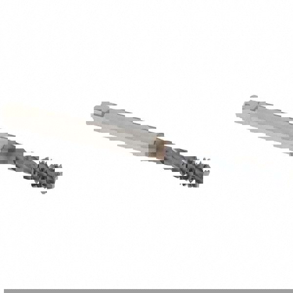 Spiral Flute Tap: 1/4-20 UNC, 3 Flutes, Bottoming, 2B Class of Fit, Powdered Metal, V Coated