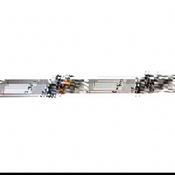 Spiral Flute Tap: #6-32 UNC, 2 Flutes, 1.5-2P, Normal Class of Fit, VC-10, V Coated