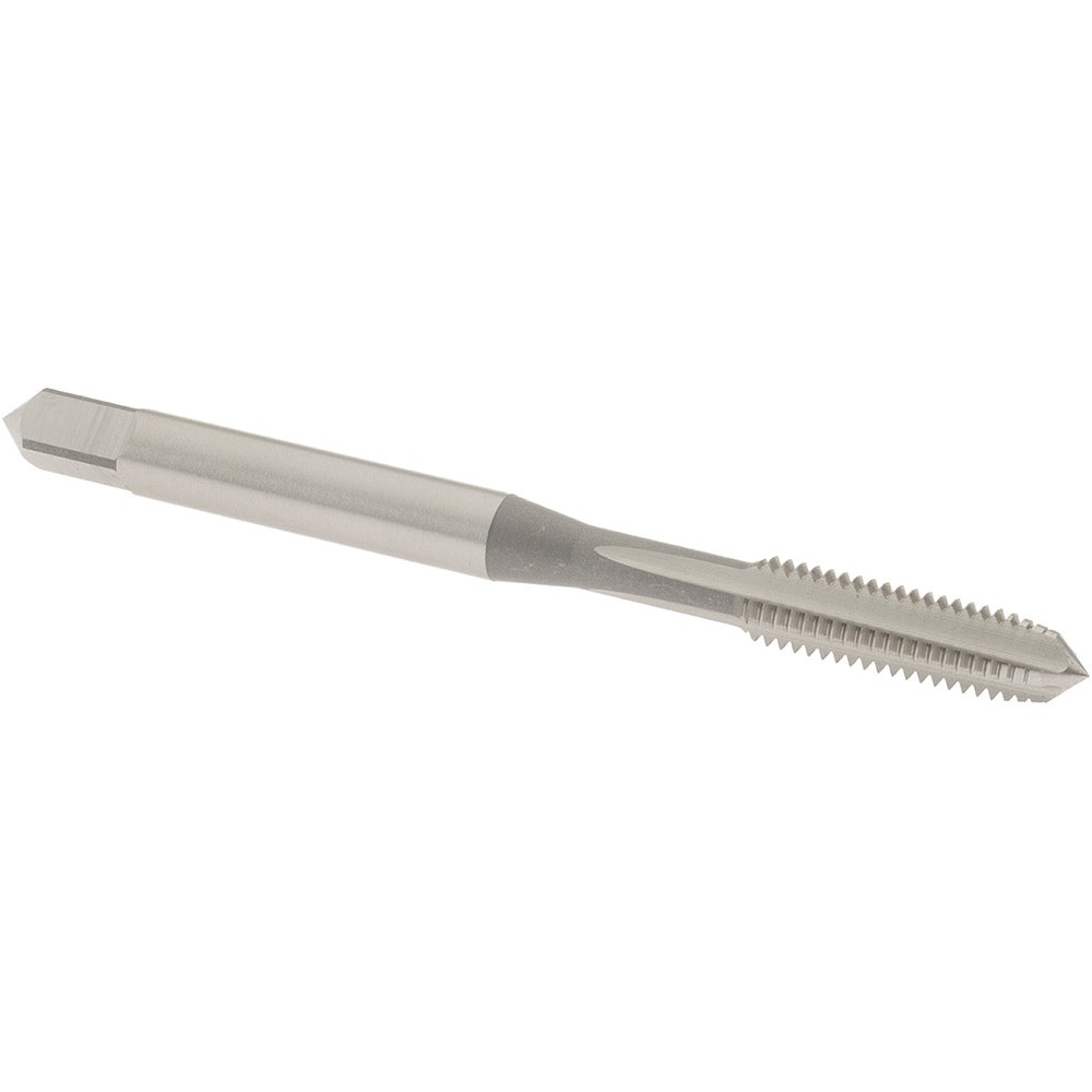 Straight Flute Tap: #10-32 UNF, 4 Flute, Plug Chamfer, 2B Class of Fit, High-Speed Steel, Bright/Uncoated Finish