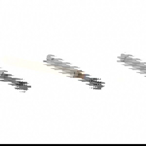 Spiral Point Tap: #6-32 UNC, 3 Flutes, Plug, 2B Class of Fit, Powdered Metal, TiCN Coated