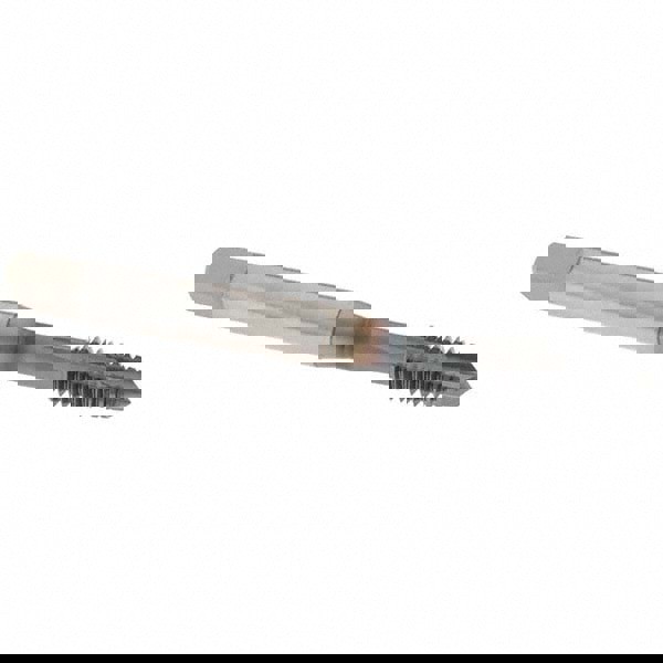 Spiral Point Tap: 3/8-16 UNC, 3 Flutes, Plug, 3B Class of Fit, Powdered Metal, TiCN Coated