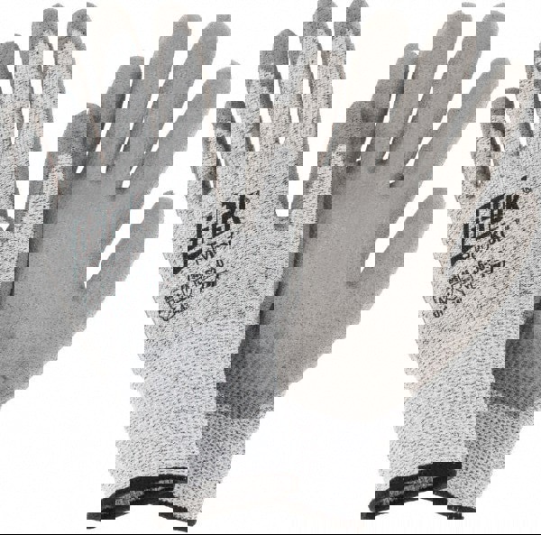 Cut-Resistant Gloves: Size XL, ANSI Cut A3, Polyurethane, Synthetic