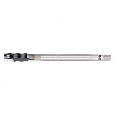 Spiral Point Tap: 7/8-9 Metric, 3 Flutes, Plug, 2B Class of Fit, Powdered Metal, TiCN Coated