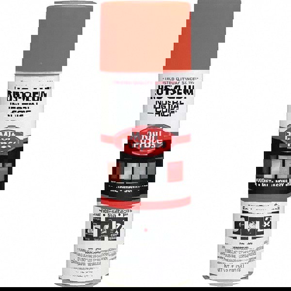 Enamel Spray Paint: Fluorescent Orange, Gloss, 12 oz