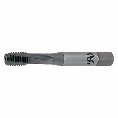 Spiral Point Tap: M16x1.50 Metric, 4 Flutes, Plug, 6H Class of Fit, Powdered Metal, V Coated