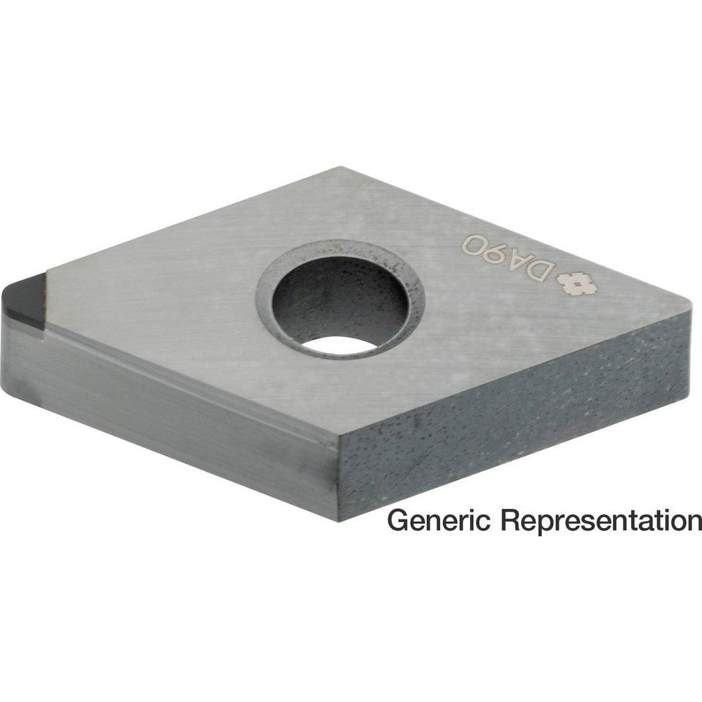 Turning Inserts; Relief Angle: 0.000 ; Insert Style: DNMA ; Corner Radius (mm): 1.20 ; Manufacturer Grade: DA90 ; Coating/Finish: Uncoated ; Insert Hand: Neutral
