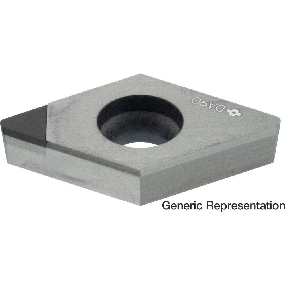 Turning Inserts; Relief Angle: 7.000 ; Insert Style: DCMA ; Corner Radius (mm): 0.20 ; Manufacturer Grade: DA90 ; Coating/Finish: Uncoated ; Insert Hand: Neutral