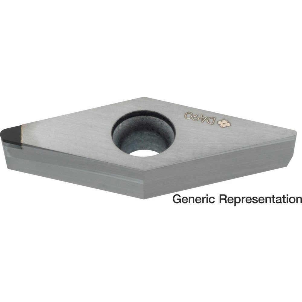Turning Inserts; Relief Angle: 7.000 ; Insert Style: VCMA ; Corner Radius (mm): 1.20 ; Manufacturer Grade: DA90 ; Coating/Finish: Uncoated ; Insert Hand: Neutral