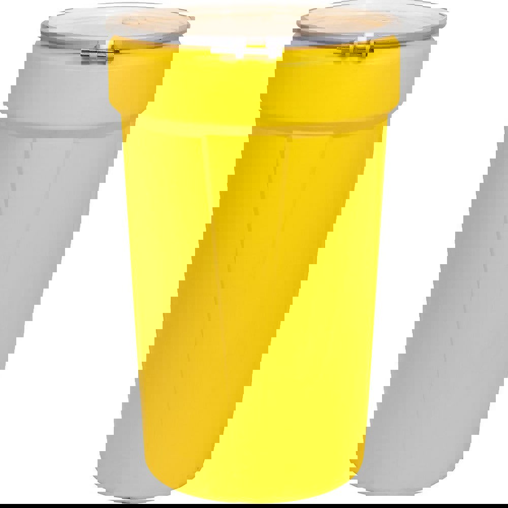 Storage Drum: 55 gal, Yellow