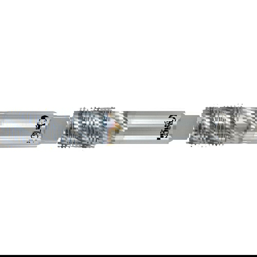 Spiral Flute Pipe Taps; Thread Size (Inch): 1/16 ; Overall Length (Decimal Inch): 3.5430 ; Chamfer: No ; Thread Standard: NPTF ; Flute Direction: Right Hand ; Helix Angle: 40.00