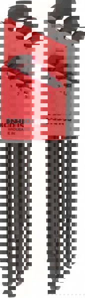 9 Piece L-Key Ball End Hex Key Set