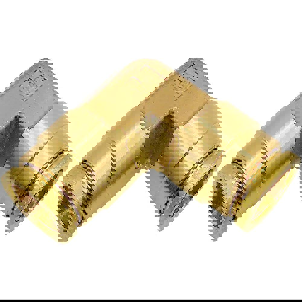 Push-To-Connect Tube to Tube Tube Fitting: Union Elbow, 5/8