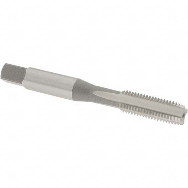 Straight Flute Tap: 5/16-24 UNF, 4 Flute, Plug Chamfer, 3B Class of Fit, High-Speed Steel, Bright/Uncoated Finish