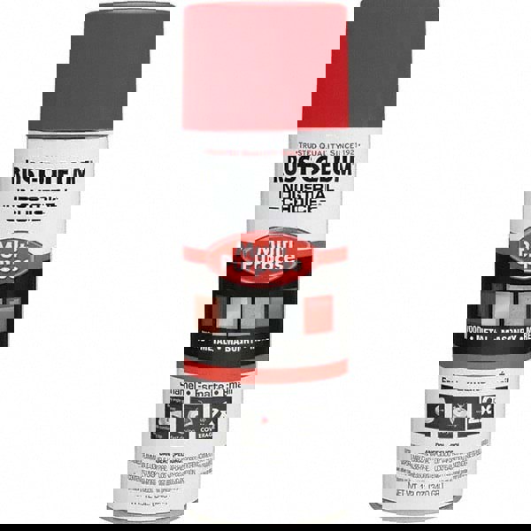 Enamel Spray Paint: Safety Red, Gloss, 12 oz