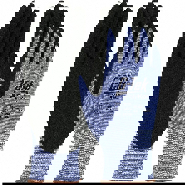 Cut-Resistant Gloves: Size 2XL, ANSI Cut A5, Nitrile, PolyKor