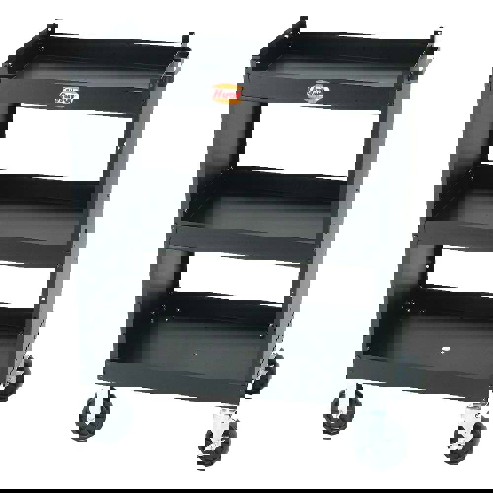 Utility Cart: Steel, Black