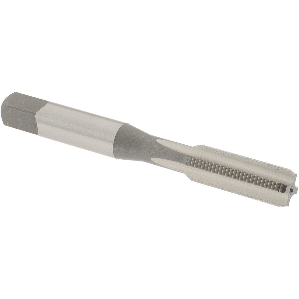Straight Flute Tap: 5/16-32 UNEF, 4 Flute, Bottoming Chamfer, High-Speed Steel, Bright/Uncoated Finish