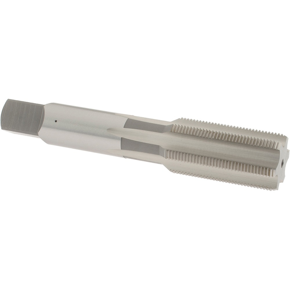 Straight Flute Tap: 7/8-20 UNEF, 6 Flute, Bottoming Chamfer, High-Speed Steel, Bright/Uncoated Finish