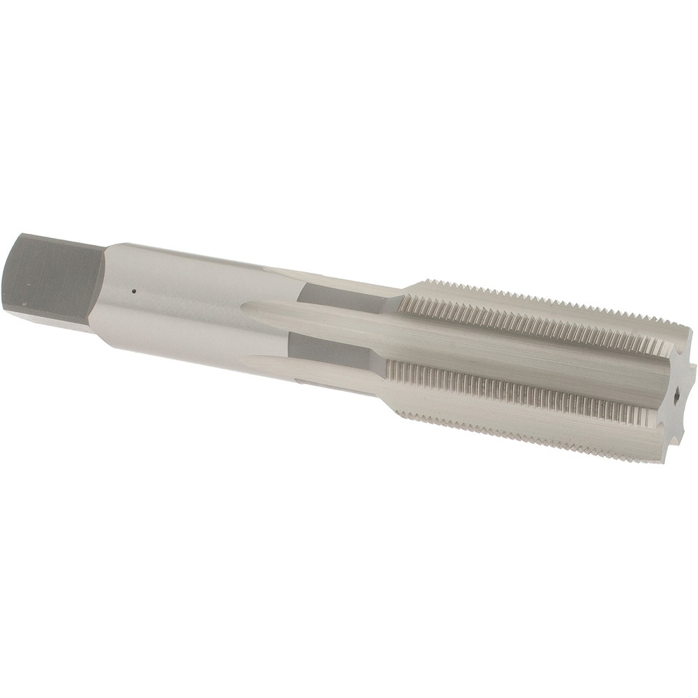 Straight Flute Tap: 1-20 UNEF, 6 Flute, Plug Chamfer, High-Speed Steel, Bright/Uncoated Finish