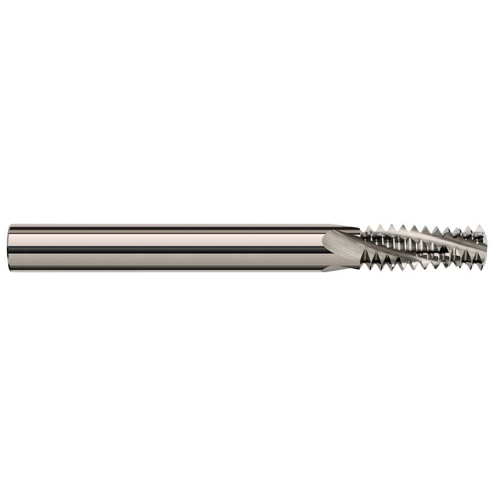 Helical Flute Thread Mill: M5x0.8, Internal/External, 3 Flute, 1/8