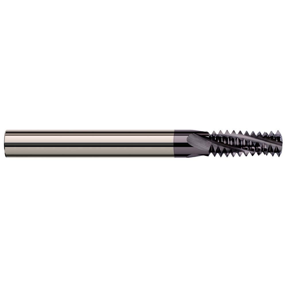 Helical Flute Thread Mill: M20x2.5, Internal/External, 4 Flute, 1/2