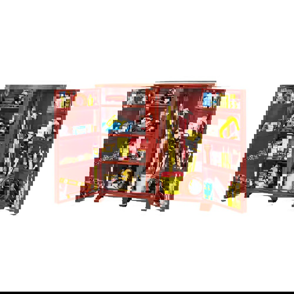 Job Site Tool Storage Cabinet: 60-3/4