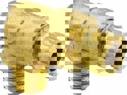 Compression Tube Male Elbow: 3/8