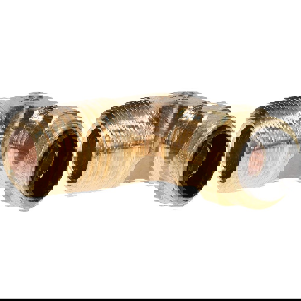 Compression Tube Male Elbow: 1/4-18