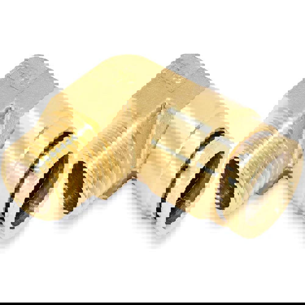 Push-To-Connect Tube to Male & Tube to Male NPT Tube Fitting: Rigid 90 &deg; Male Elbow, 1/4