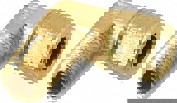 Compression Tube Male Elbow: 1/4-18