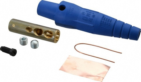 3R NEMA Rated, 600 Volt, 300 Amp, 2 to 2/0 AWG, Cam, Double Set Screw, Female Single Pole Plug and Connector