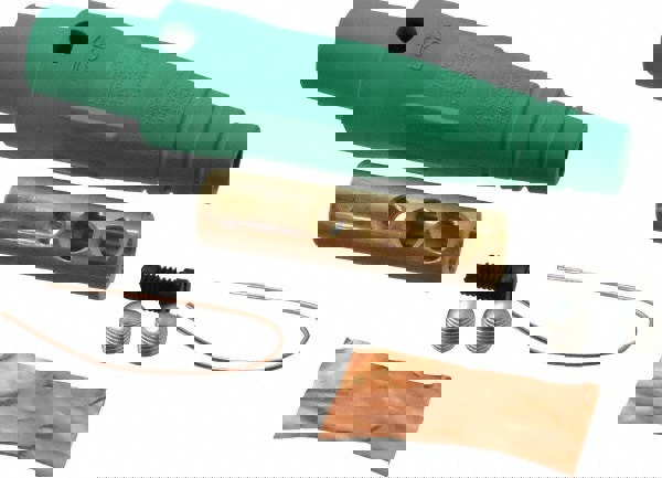 3R NEMA Rated, 600 Volt, 300 Amp, 2 to 2/0 AWG, Cam, Double Set Screw, Female Single Pole Plug and Connector