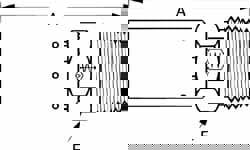 Hydraulic Hose Fitting: 1-11-1/2 Thread