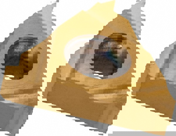 Laydown Threading Insert: 16 ER 18NPT MXC/GOLD, Solid Carbide