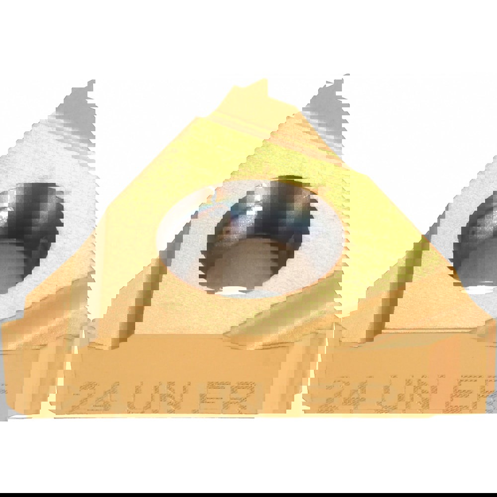 Laydown Threading Insert: 16 ER 24 UN BXC, Solid Carbide