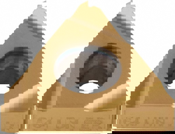 Laydown Threading Insert: 3/8IC EXT RH 64 TPI, Solid Carbide