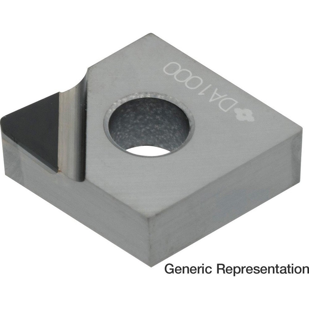 Turning Inserts; Relief Angle: 0.000 ; Insert Style: CNMX ; Corner Radius (mm): 0.80 ; Manufacturer Grade: DA1000 ; Coating/Finish: Uncoated ; Insert Hand: Neutral