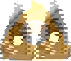 Laydown Threading Insert: 16 IR 10 API RD BXC, Solid Carbide